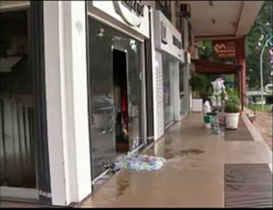 Fogo em loja de roupa