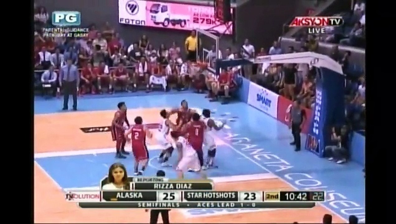 Star Hotshots vs Alaska aces 2nd Quarter Governor's Cup Semi Finals Game 2 July 3,3015