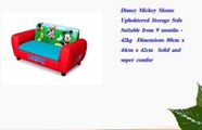 Disney Mickey Mouse Upholstered Storage Sofa
