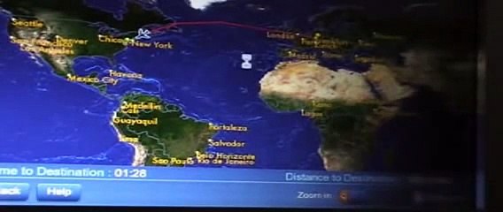 United Airlines Premium Cabin Entertainment System