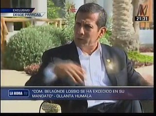 Humala compara juicios populares de Sendero con investigaciones del Congreso