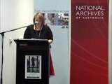 Susan van Wyk introduces Max Dupain on Assignment, Victorian Archives Centre, February 2009