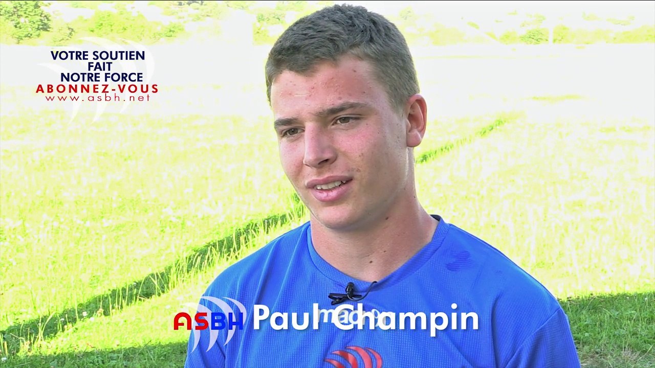 Paul Champin : "Grapiller du temps de jeu"