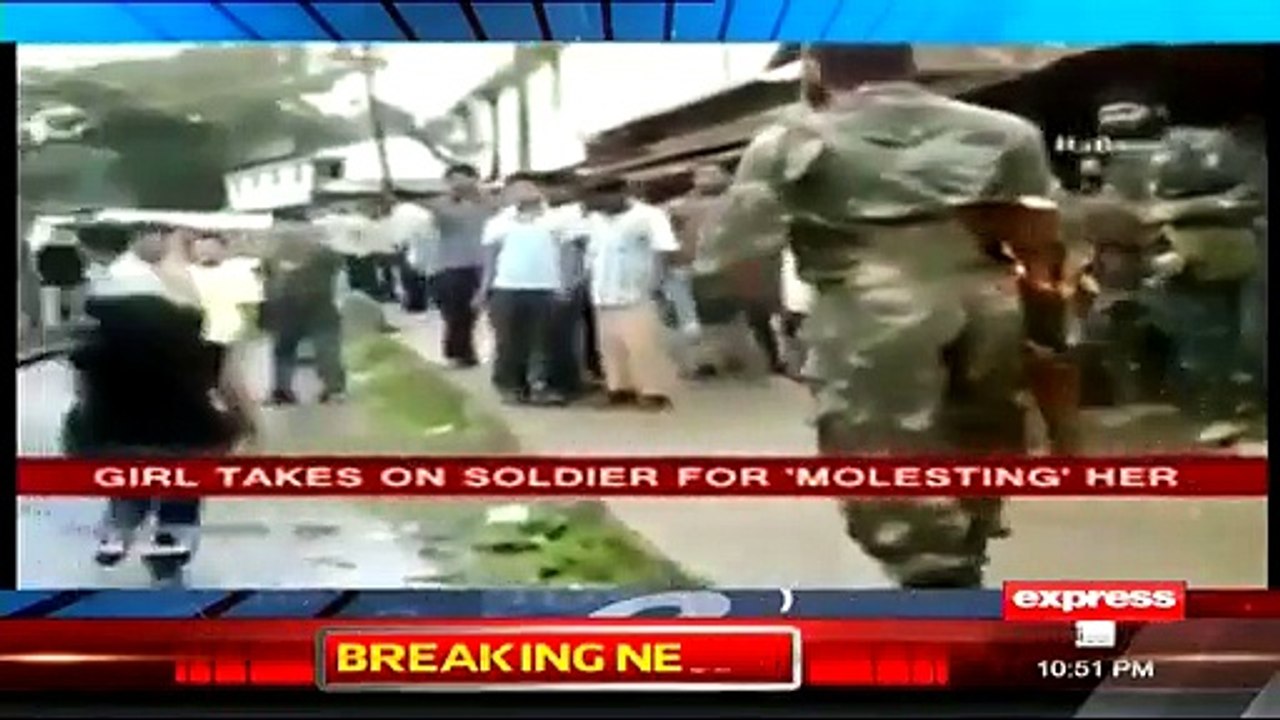 Ahmed Qureshi Showing Video How Indian Army Harassing Girl in Public