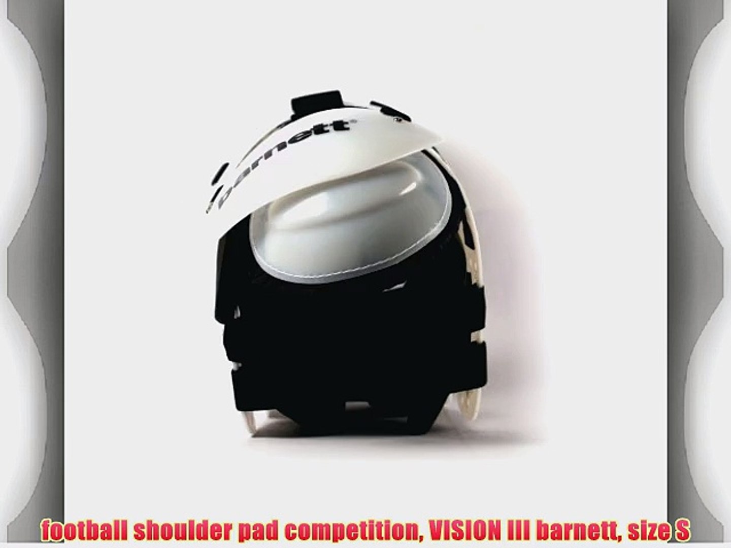 size M barnett rugby shoulder pad pro RSP-PRO 5
