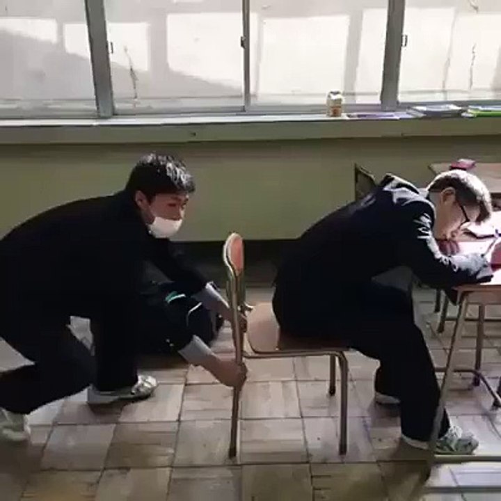 Terrible Prank with Boy in Classroom