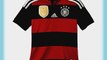 adidas - Children's Football Jersey - Germany Away Kit with 4 Stars Multi-Coloured multicoloured