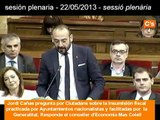 C's: La insumisión fiscal de los ayuntamientos nacionalistas, Jordi Cañas , Pleno 22/05/2013