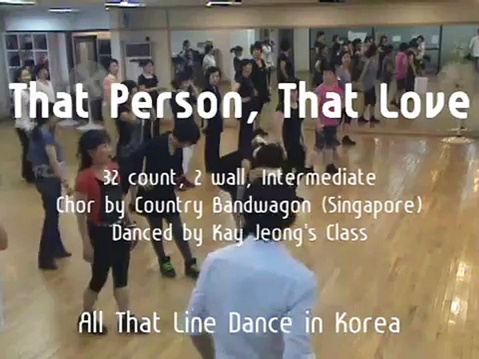 That Person, That Love - Line Dance (Demo & Walk Through)