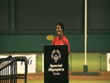 Loretta Claiborne Speaks at Special Olympics Florida Summer Games