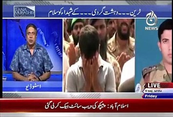 Aaj Rana Mubashir Kay Sath - 3rd July 2015 - Faisal Raza Abidi Exclusive