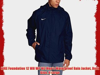 NIKE Foundation 12 WH WP WZ Men's Waterproof Rain Jacket Dark Blue X-Large