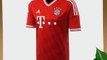 adidas Men's FC Bayern Home Jersey - FCB True Red/White X-Large