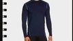 Under Armour Men's Evo CG Long Sleeve Mock Fitted Protection Layer - Midnight Navy/Steel Large