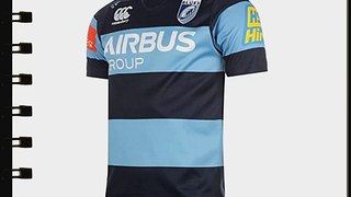 Canterbury Mens Cardiff Blues Home Shirt 2014 2015 Navy XL