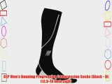 CEP Men's Running Progressive Compression Socks (Black - III (12.5-15 inch calf))