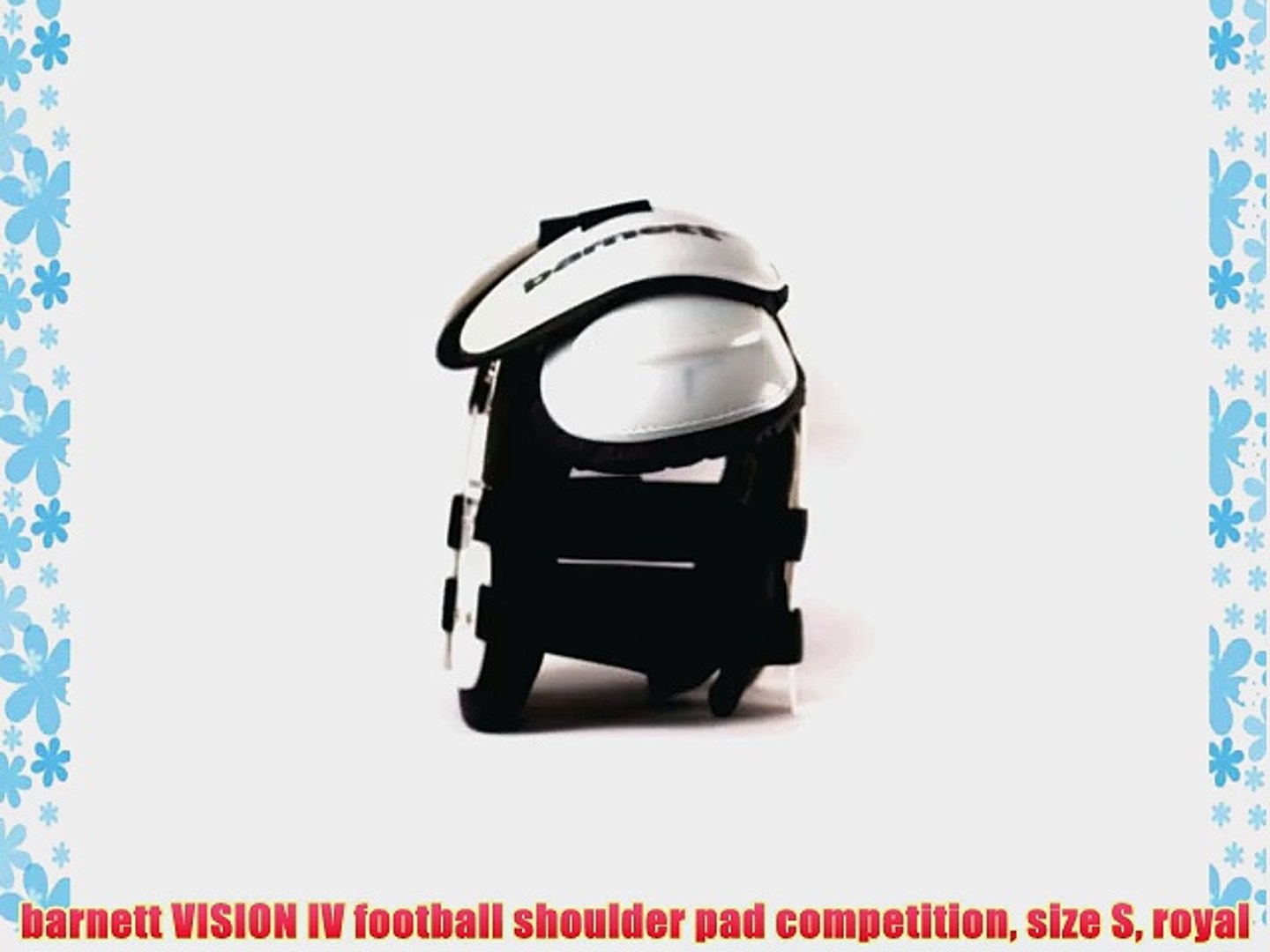 barnett rugby shoulder pad pro RSP-PRO 8 size S