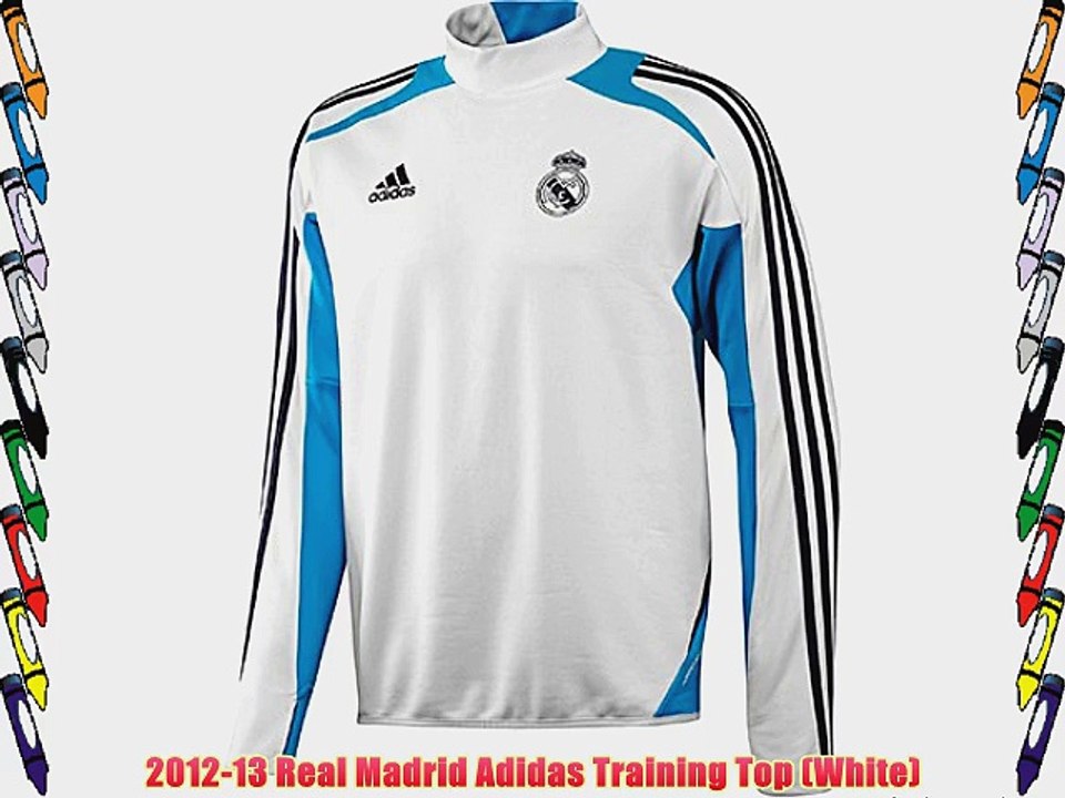 2012-13 Real Madrid Adidas Training Top (White)