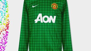 Manchester United 2012/13 LS Goalkeepers Football Shirt Green lucky green/pine green/football