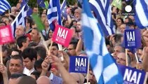 تظاهرة في اليونان لدعم التصويت بنعم في استفتاء الأحد