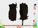 Quiksilver Men's METRO GLOVES-Metro Snow Gloves - Black Medium