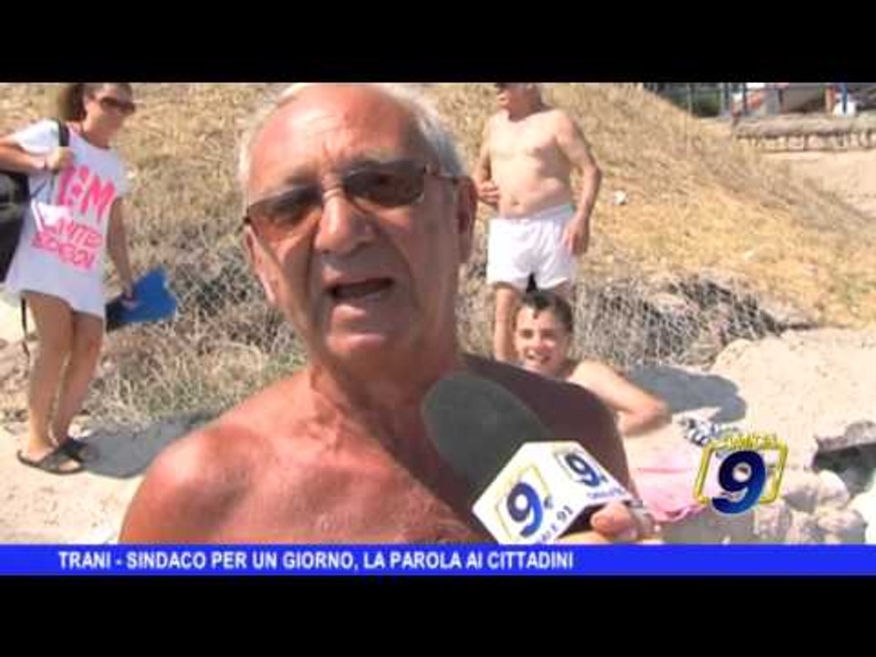 TRANI | Sindaco per un giorno, la parola torna ai cittadini