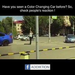 have you seen a colour changing car before