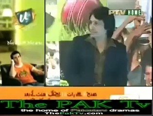 Umar Akmal Vs Amanat Chann On PTV Home WC11 Special ( Very Funny )