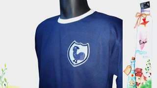 Retro Tottenham Hotspurs 1940s Away Football T Shirt New Sizes S-XXL Embroidered Logo