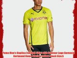 Puma Men's Replica Football Shirt with Sponsor Logo Borussia Dortmund Home blazing yellow-black