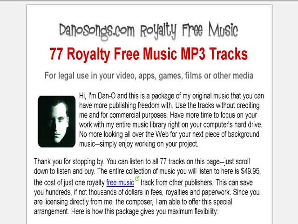 77 Royalty Free Music MP3 Tracks