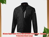 Mizuno Hyper Rain Storm WATERPROOF Golf Jacket -Thermal Protection Black Large