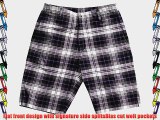 Ian Poulter/IJP Design Men's Tartan Golf Shorts - Black Size 32
