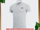 UKKO 2014 Mens Newman Golf Polo Shirt - Light Grey Melange - XL