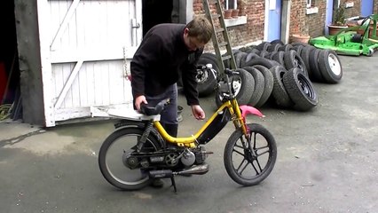 Honda camino 70cc coldstart and testdrive