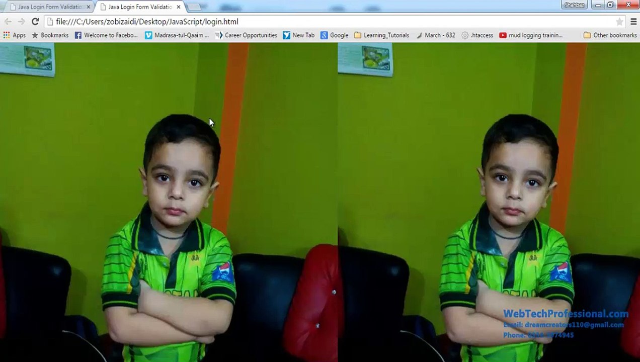 Javascript Login Form Part 1