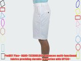 adidas Golf Mens ClimaLite ProDry Pin Striped Shorts - White - 34