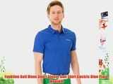 Funktion Golf Mens Short Sleeve Golf Shirt Electric Blue Plain Medium