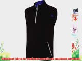 Adidas Golf 2015 Mens Climaheat Half Zip Vest - Black - L