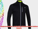 Under Armour 2014 Mens ColdGear Infrared Storm UA Elements Full Zip Golf Jacket Black Black/High-Vis