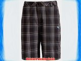 Puma Golf Men's Flat Front Plaid Tech Bermudas Shorts - Black - 36 Waist