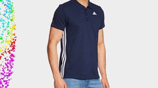 Adidas Men's Essentials Mid Polo T-Shirt - Collegiate Navy/White Small