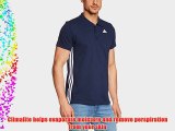 Adidas Men's Essentials Mid Polo T-Shirt - Collegiate Navy/White Small