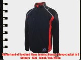 Sunderland of Scotland Mens Zermatt Bonded Fleece Jacket in 3 Colours - XXXL - Black/Red/White
