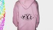 Embroidered Personalised Gymnastic Zip Hoodie (Age 12-13 Pale Pink)
