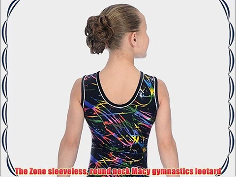 The Zone sleeveless round neck Macy gymnastics leotard