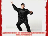 Andux Chinese Traditional Tai Chi Uniforms Kung Fu Clothing Unisex SS-TJF01 Black (XXL)