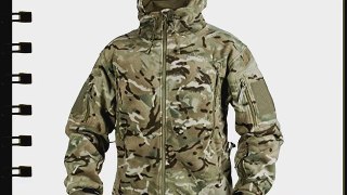 Helikon Patriot Tactical Hooded Jacket Double Warm Polar Hunting Fleece MTP Camo