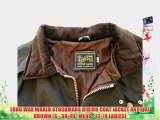 LONG WAX WAXED STOCKMANS RIDING COAT JACKET ANTIQUE BROWN (S - 38-40 MENS - 12-14 LADIES)