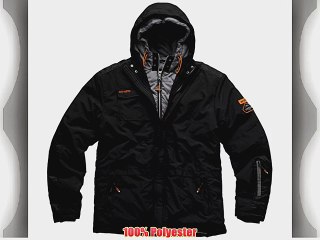 Scruffs Men's Expedition Double Zip Heavy Duty Coat - Black Medium